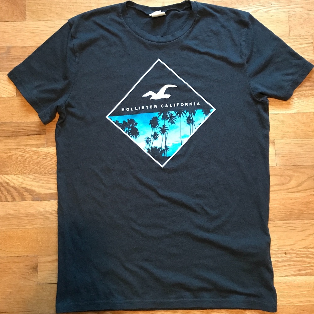 Hollister Men's Screen print T-shirt Medium